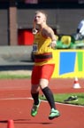 Terry Morgan (Northumberland) in the Inter Boys Javelin  at the 2011 Aviva English Schools' 81st Track and Field Championships, Gateshead International Stadium. Photo: David T. Hewitson
